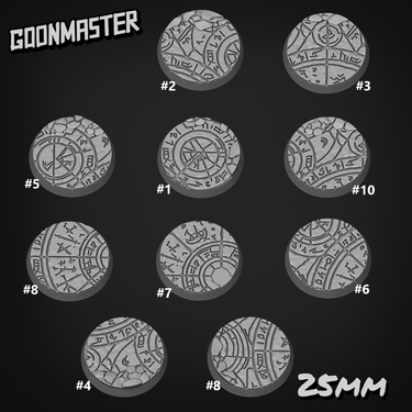 Occult Circle Carving Bases